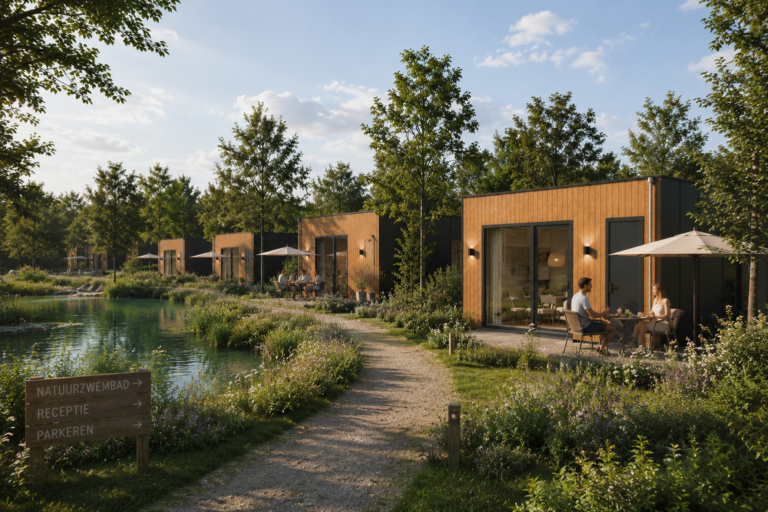 Sett living vakantiepark bosrijke omgeving
